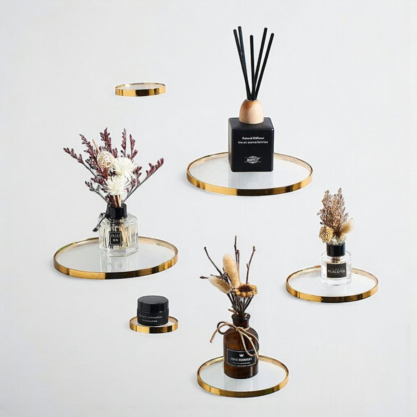 Étagère Murale – Cercle de Verre