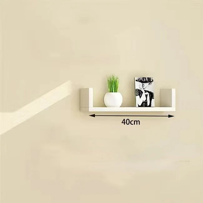 Wood Floating Wall Self  Kitchen Organizer Wall Shelves Book Shelf Wall Decor Home Storage Wall Shelfing Bag Display Art Decor