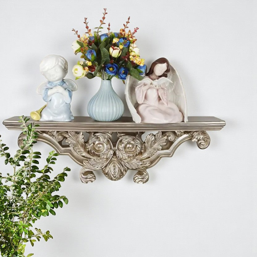 Étagère Murale – Baroque Élégance