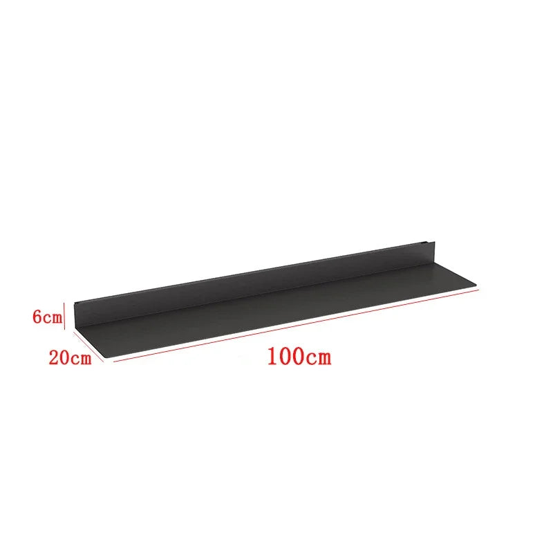 Wall Metal Display Stand Storage Holders LED Luminous Storage Shelf Wall Decorations Living Room Wall Hanging Figure Bookshelf
