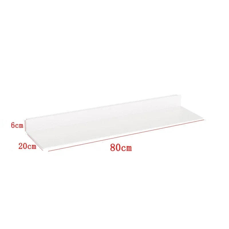 Wall Metal Display Stand Storage Holders LED Luminous Storage Shelf Wall Decorations Living Room Wall Hanging Figure Bookshelf