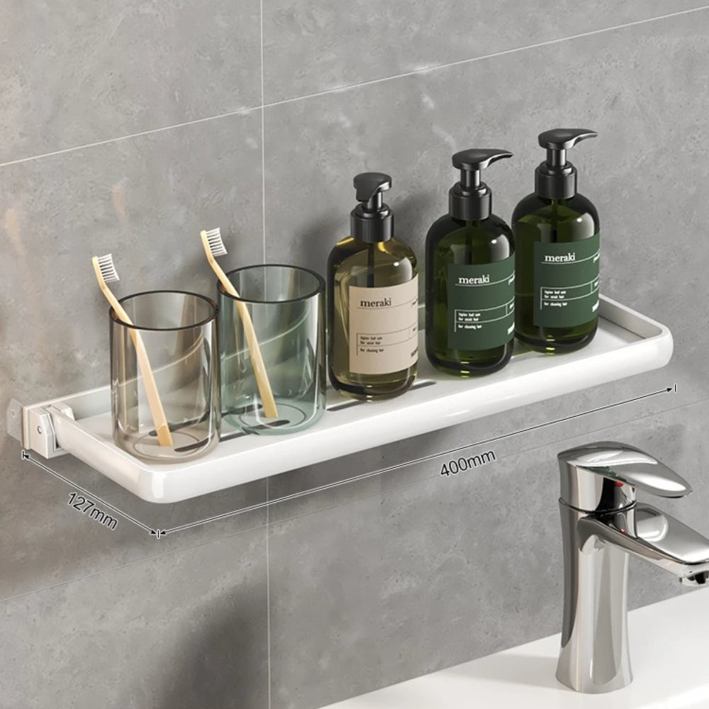 Bathroom Shelf，Shower Drain Storage Shelf ， kitchen wall shelves， 티비，No Drill Aluminum Storage Rack Toilet Shelves，bath rack