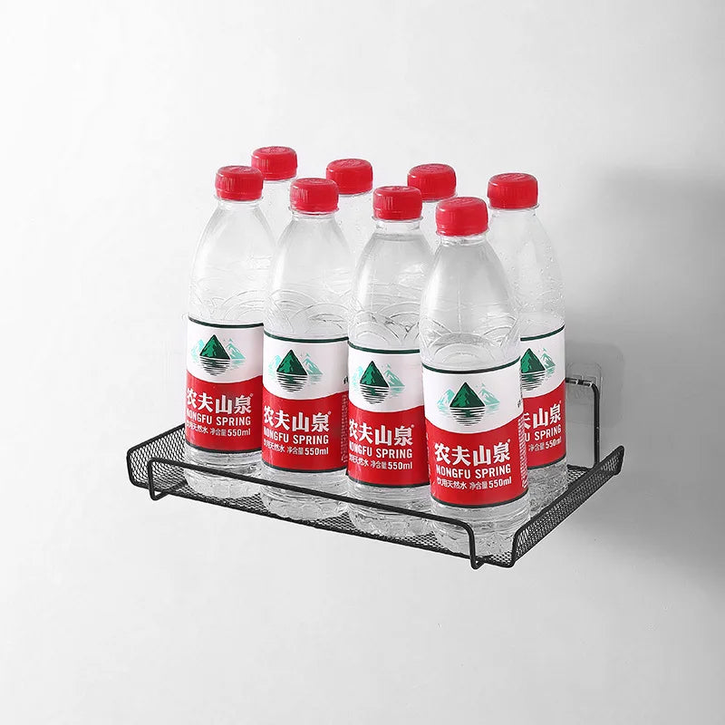 3363 Router Shelf TV Set-Top Box Wall Mounted Hanging Metal Storage Shelf Non-Perforated Wireless Wifi Shelf
