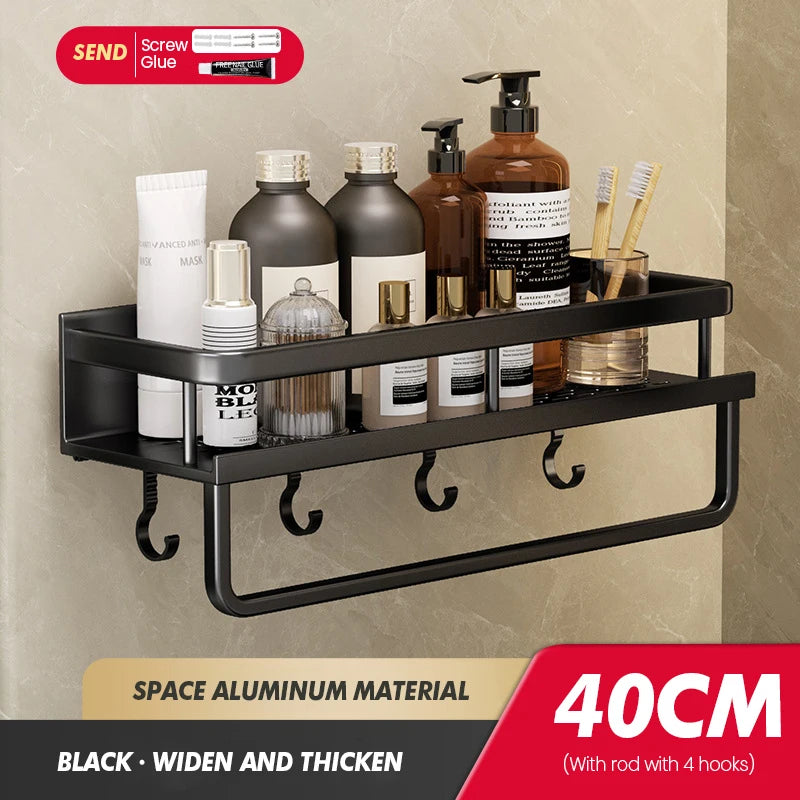 Bathroom Storage Rack Made Of Iron Non Perforated Wall Mounted Storage Rack Home Bathroom Storage Supplies