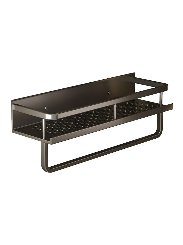 Bathroom Storage Rack Made Of Iron Non Perforated Wall Mounted Storage Rack Home Bathroom Storage Supplies
