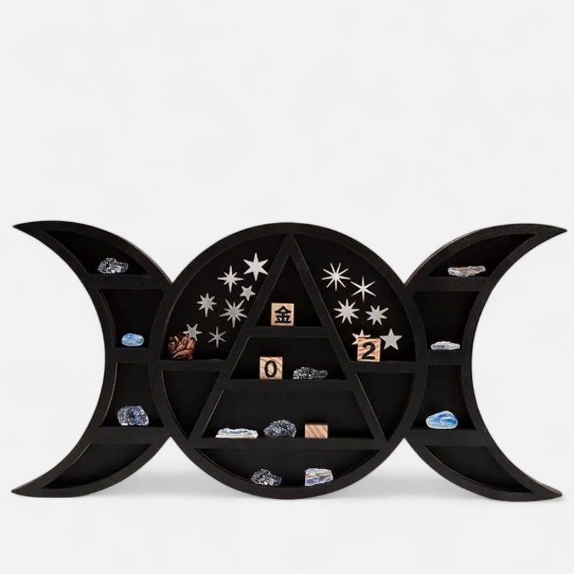 Étagère Murale – Triple Lune