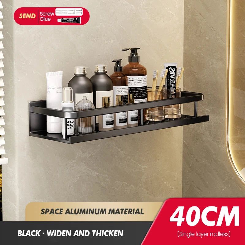 Bathroom Storage Rack Made Of Iron Non Perforated Wall Mounted Storage Rack Home Bathroom Storage Supplies