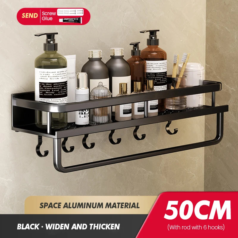 Bathroom Storage Rack Made Of Iron Non Perforated Wall Mounted Storage Rack Home Bathroom Storage Supplies