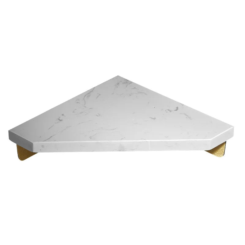 Bathroom marble storage rack wall mounted luxury bathroom corner rack shower room shower triangle basket storage rack