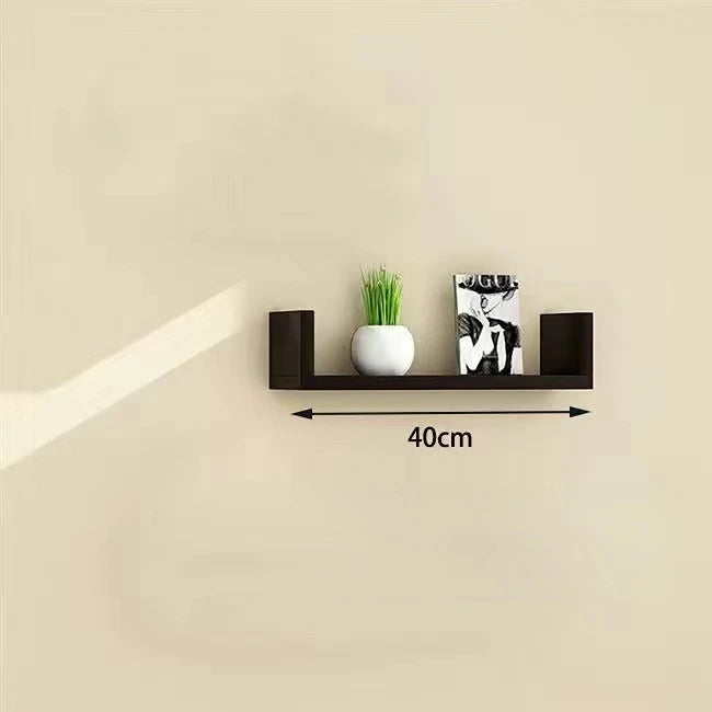 Wood Floating Wall Self  Kitchen Organizer Wall Shelves Book Shelf Wall Decor Home Storage Wall Shelfing Bag Display Art Decor