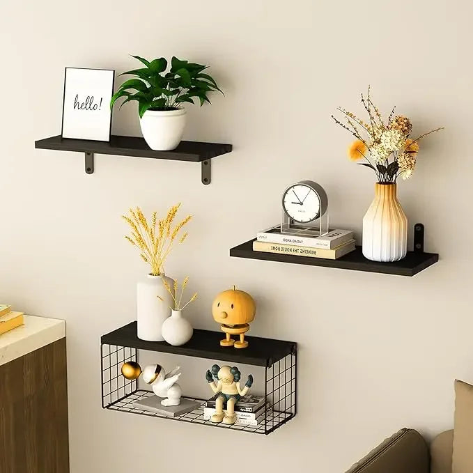 Wall Mounted Shelf with Tissue Holder - Iron Bathroom/Kitchen Organizer, Multi-Layer Storage Rack for Toiletries & Spices