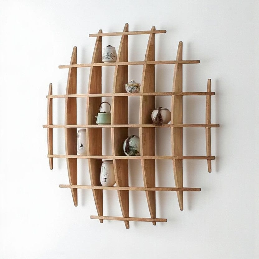 etagere cercle murale