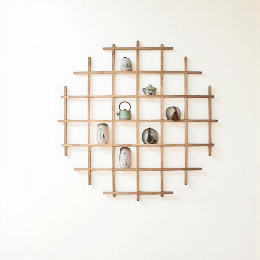 etagere cercle murale