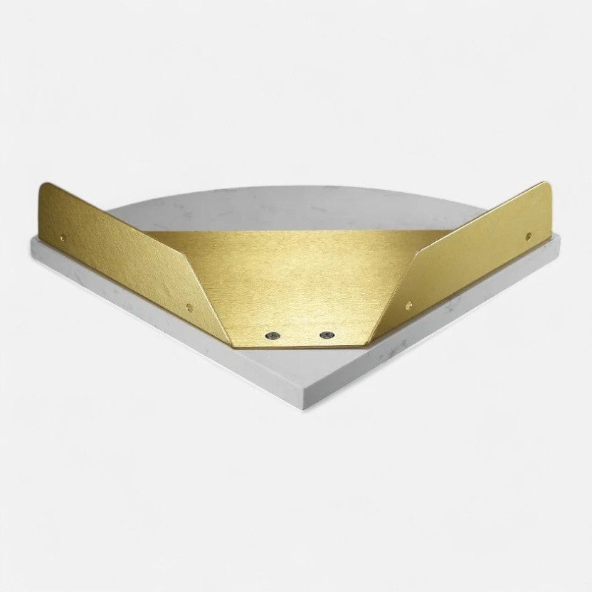 Étagère murale angle salle de bain 