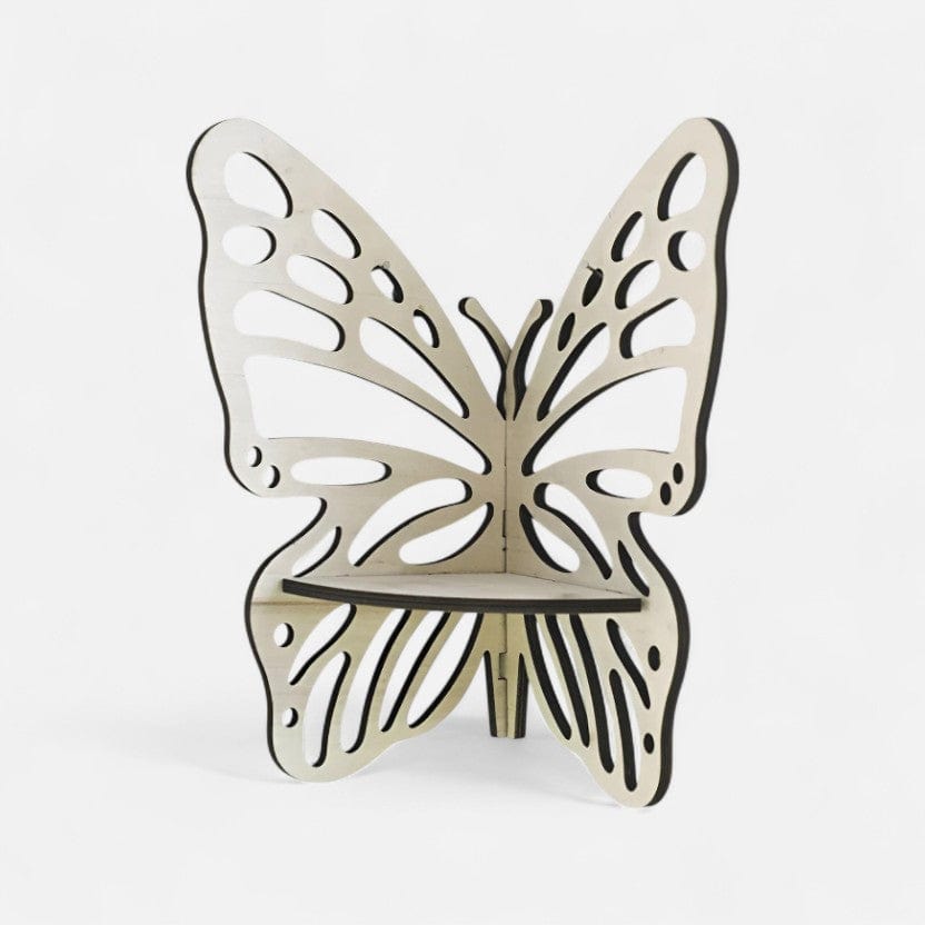 etagere murale angle salon Papillonne