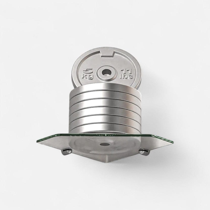 etagere murale angle verre 