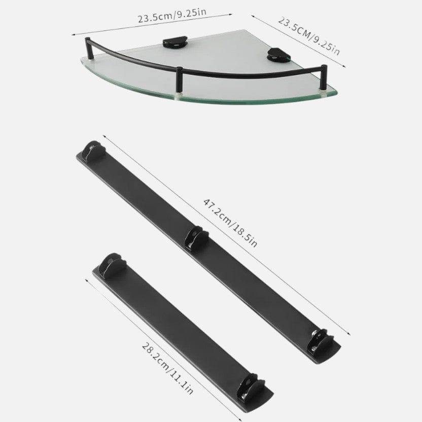 Etagere murale arrondi