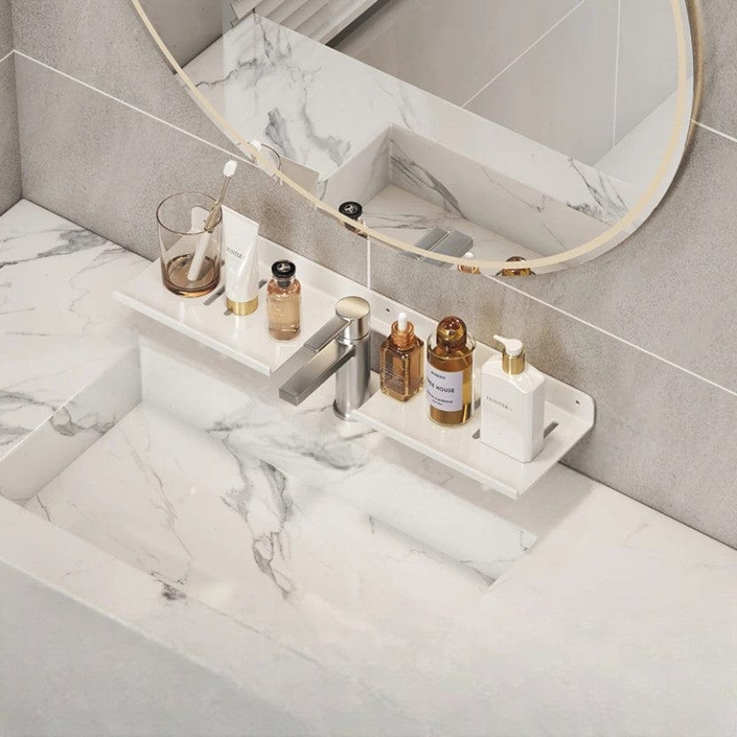 Étagère murale – BathLine White 50 × 12 × 3.5cm v2