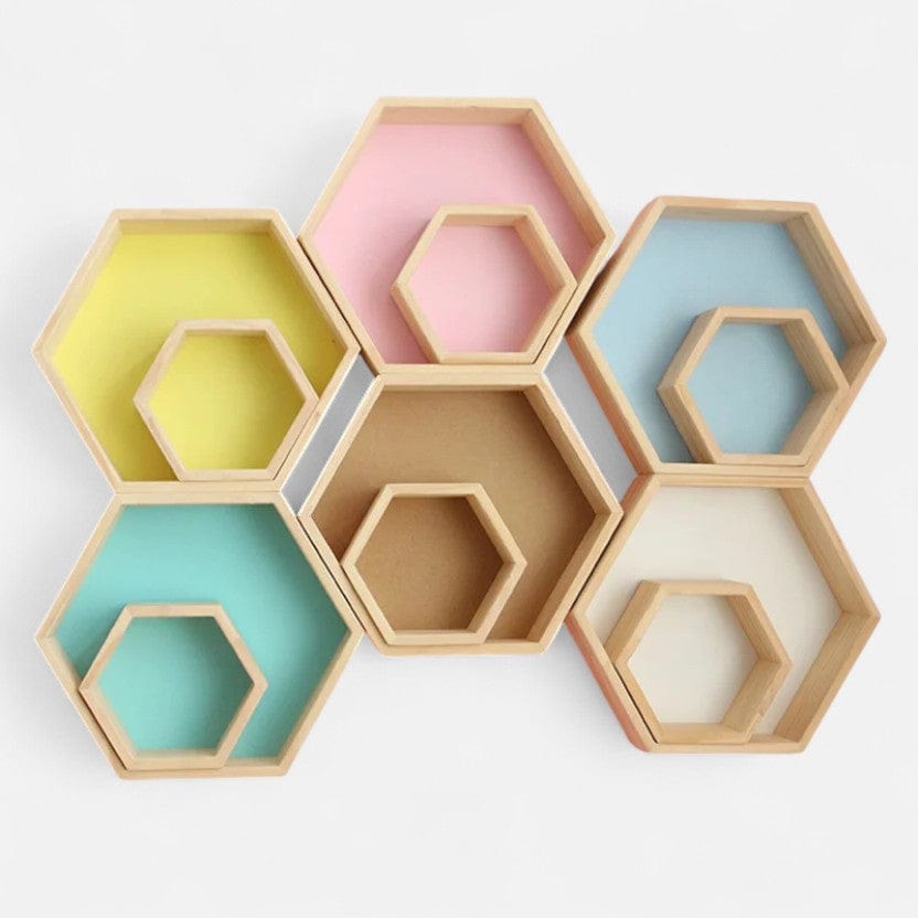 Etagère murale beige