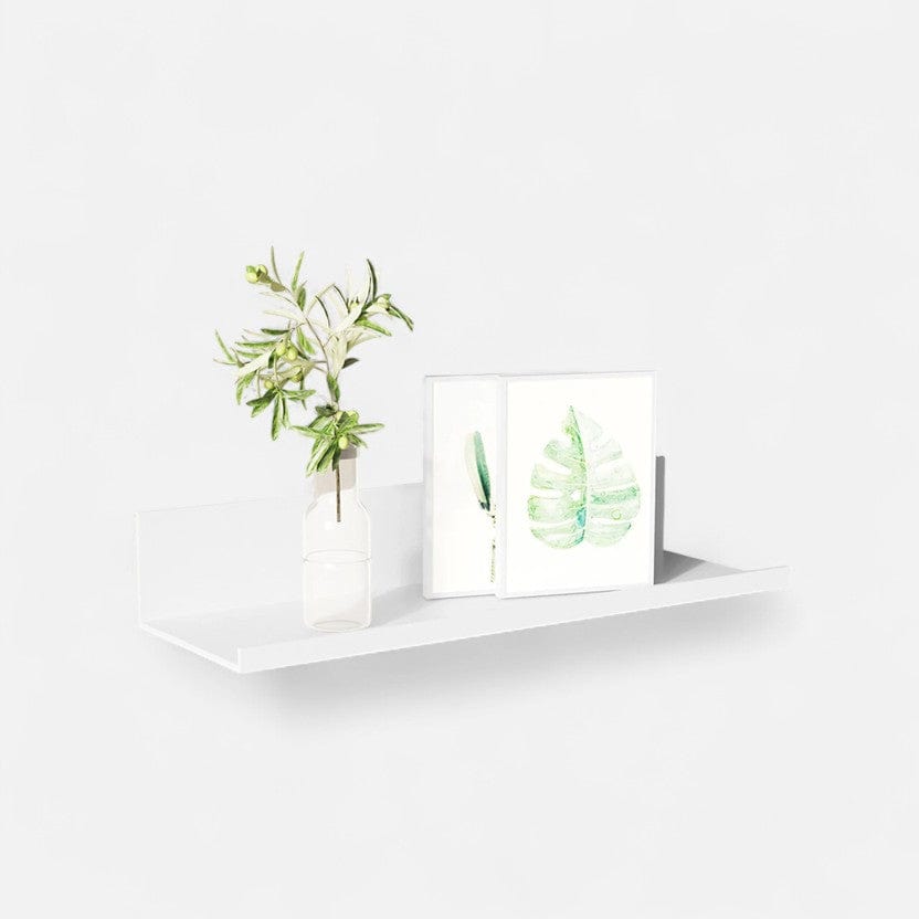 etagere murale blanche design 40 × 12 × 4cm