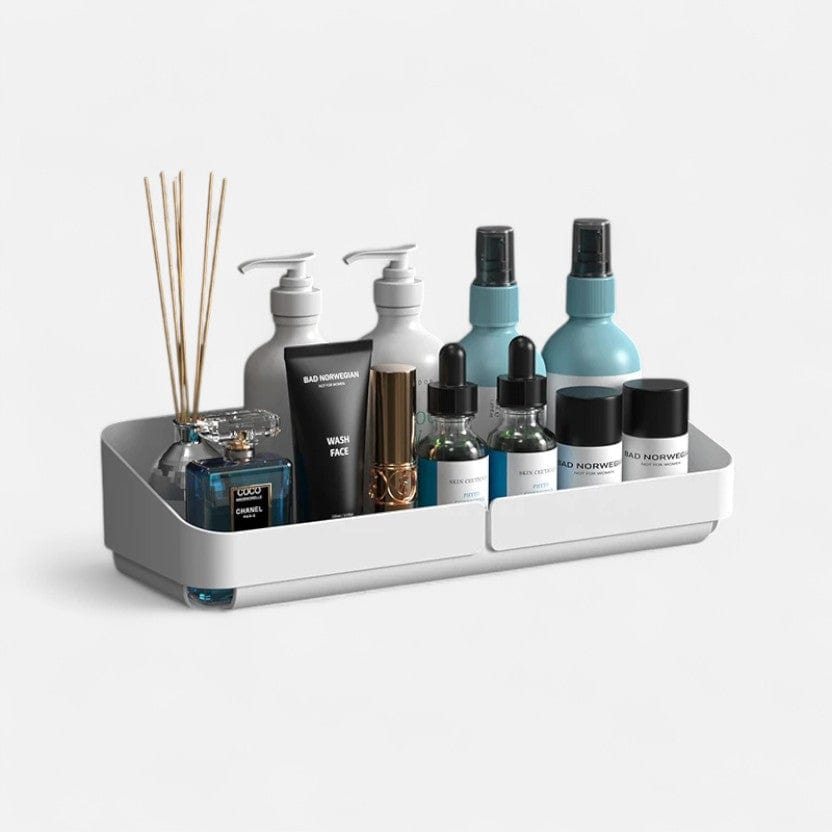 etagere murale blanche salle de bain Grande