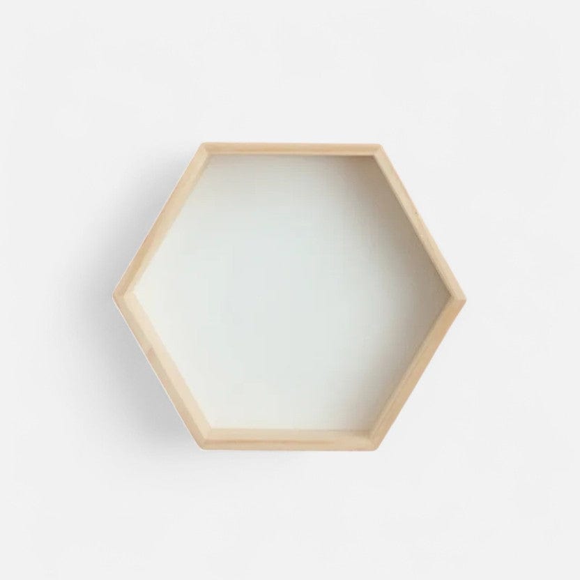 Etagère murale bois blanc Moyenne