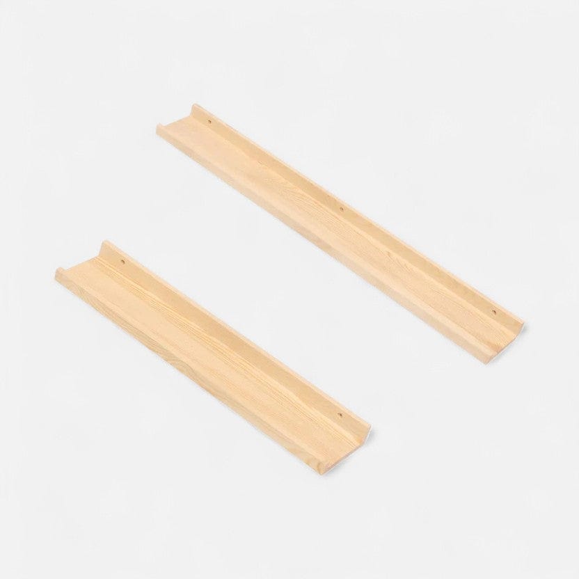 Etagere murale bois planche Duo 50x14cm | 40x14cm