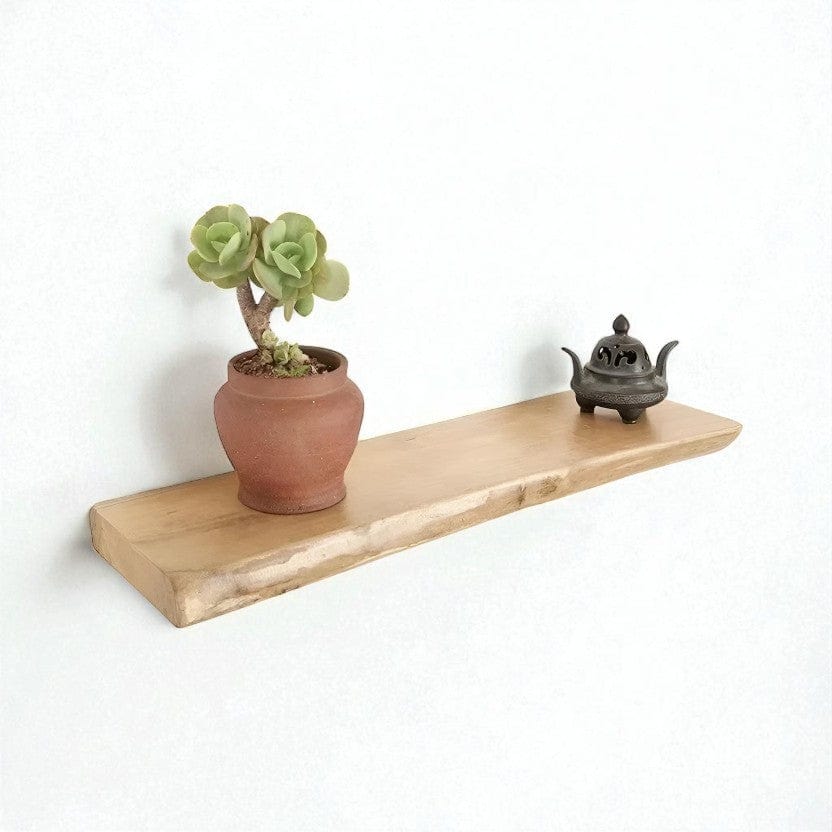 etagere murale bois rectangulaire  40 x 15cm