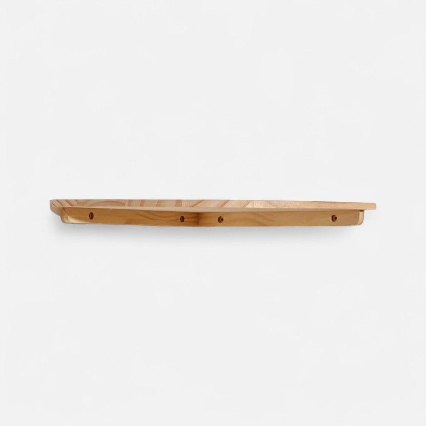 etagere murale bois rond