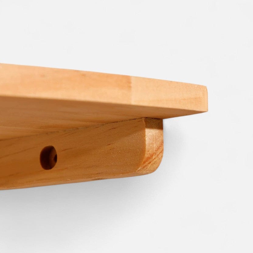 etagere murale bois rond