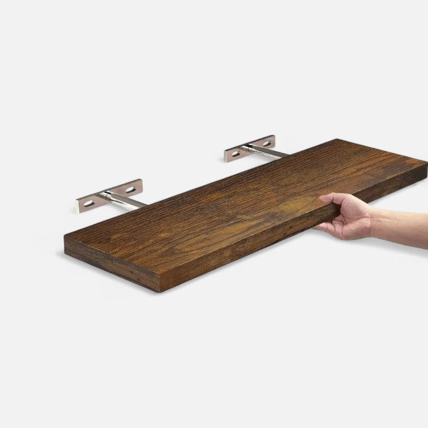 Etagere murale cuisine bois 1 étagère