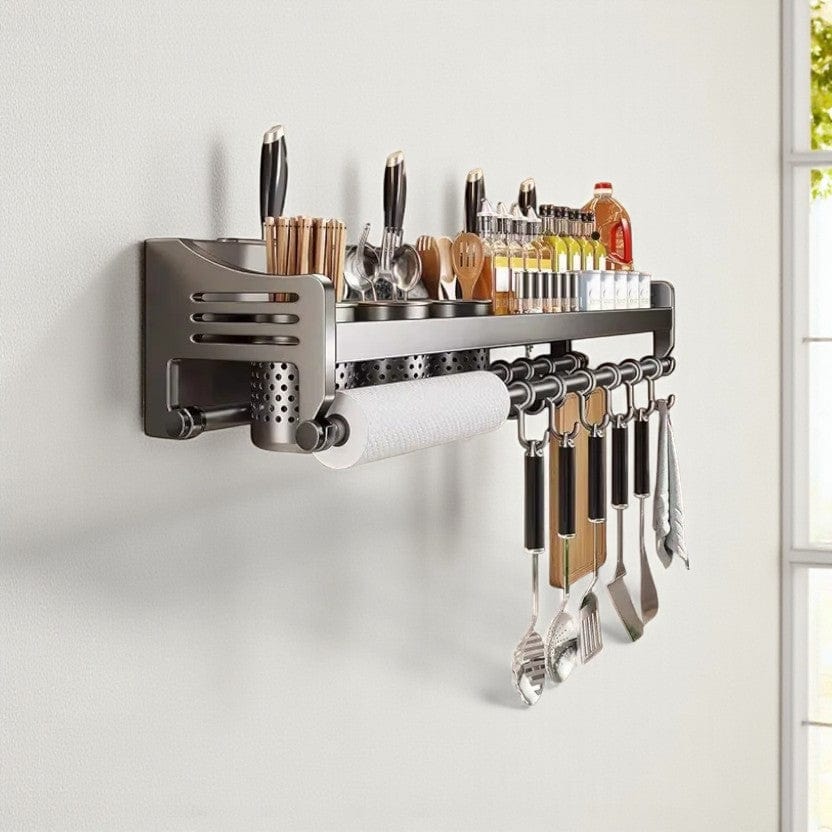 Etagere murale cuisine moderne  Bocal triple 70cm