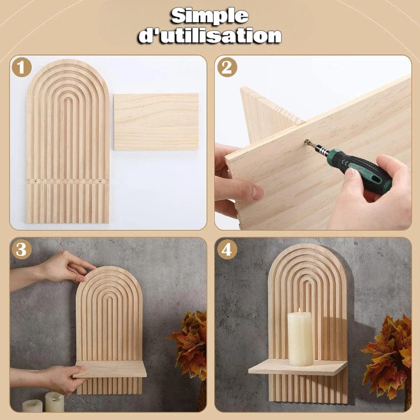 etagere murale decoratif