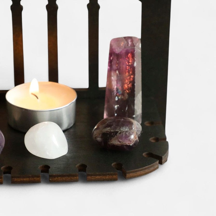 Etagere murale design noir