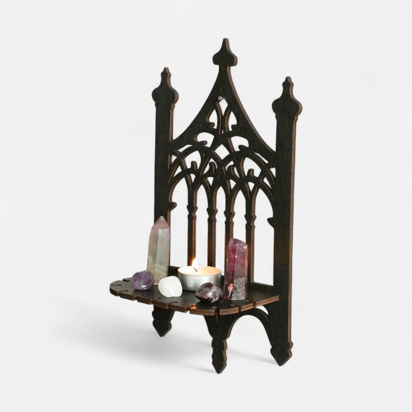 Etagere murale design noir