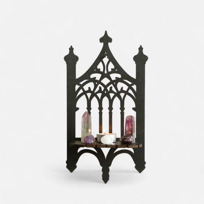 Etagere murale design noir