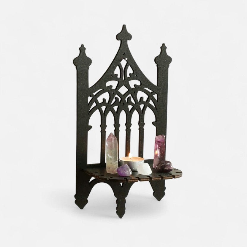 Etagere murale design noir