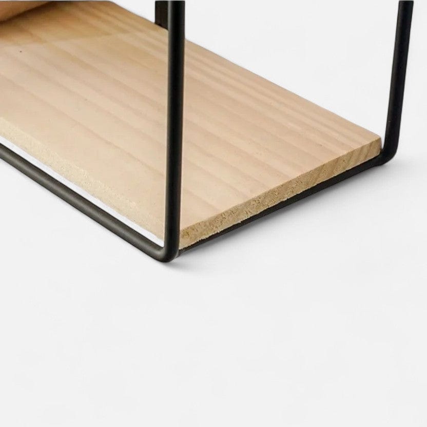 etagere murale dore metal