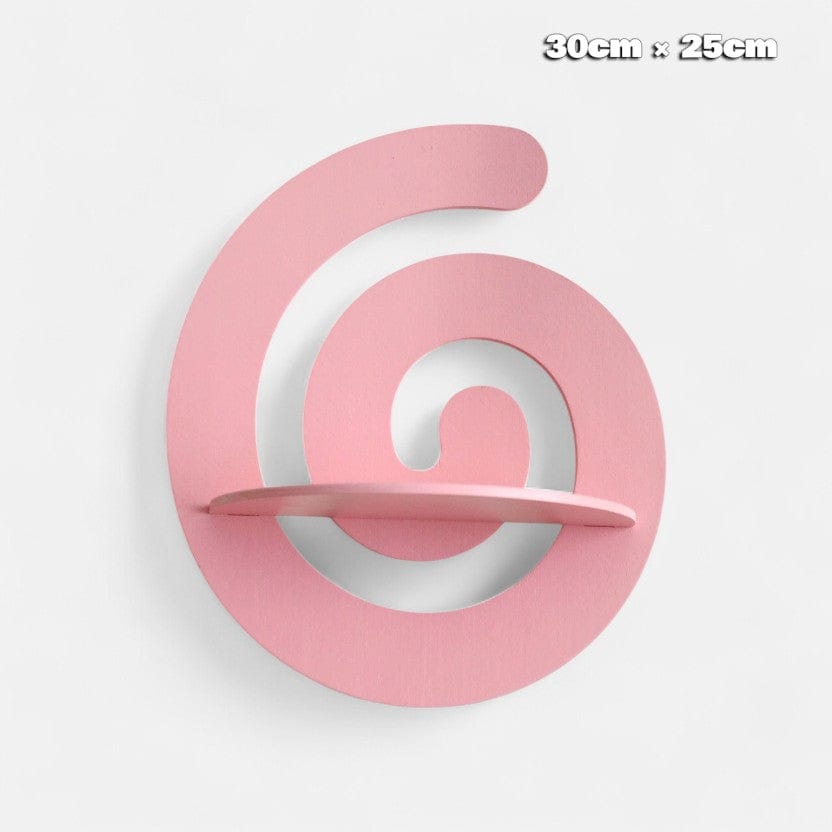 etagere murale en couleur Lichen Rose