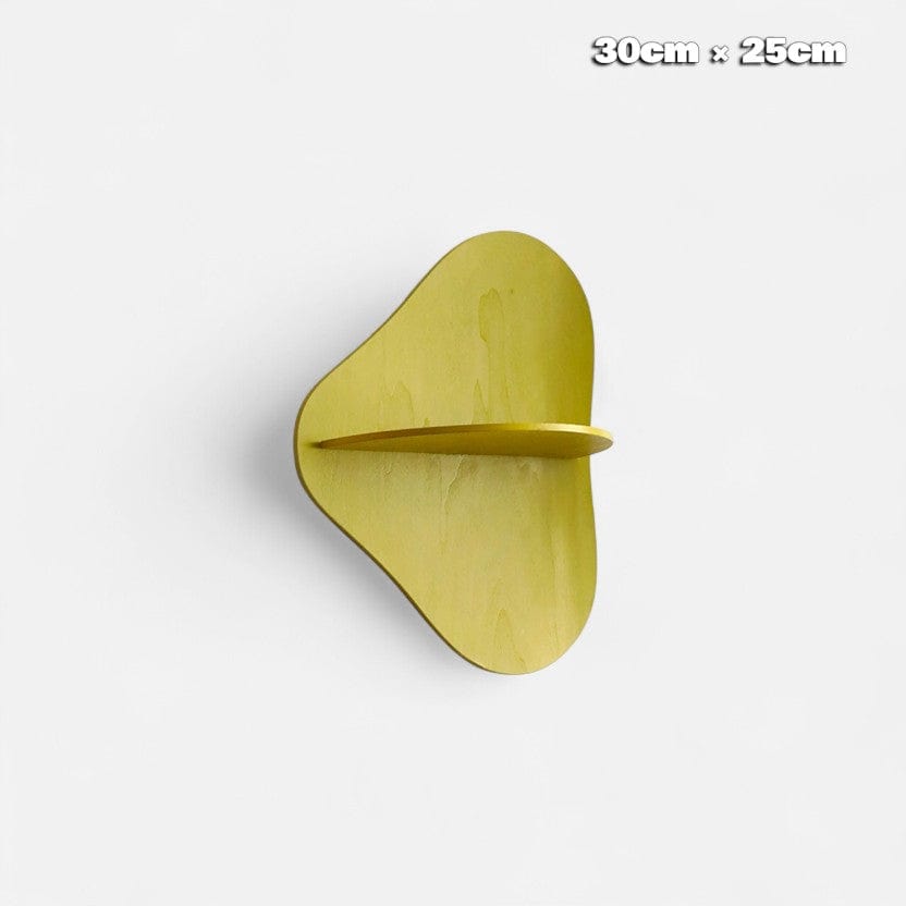 etagere murale en couleur Néant Jaune