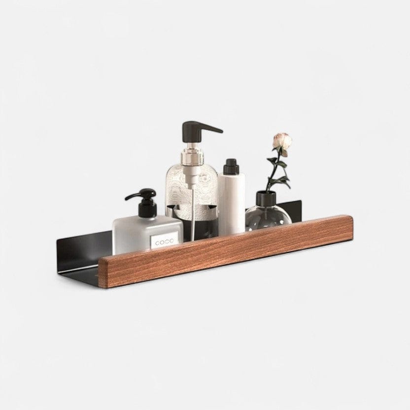 etagere murale industriel bois 30 × 11 × 4cm