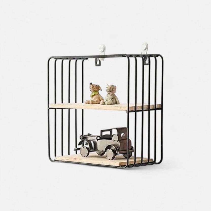 etagere murale industriel noir Noir