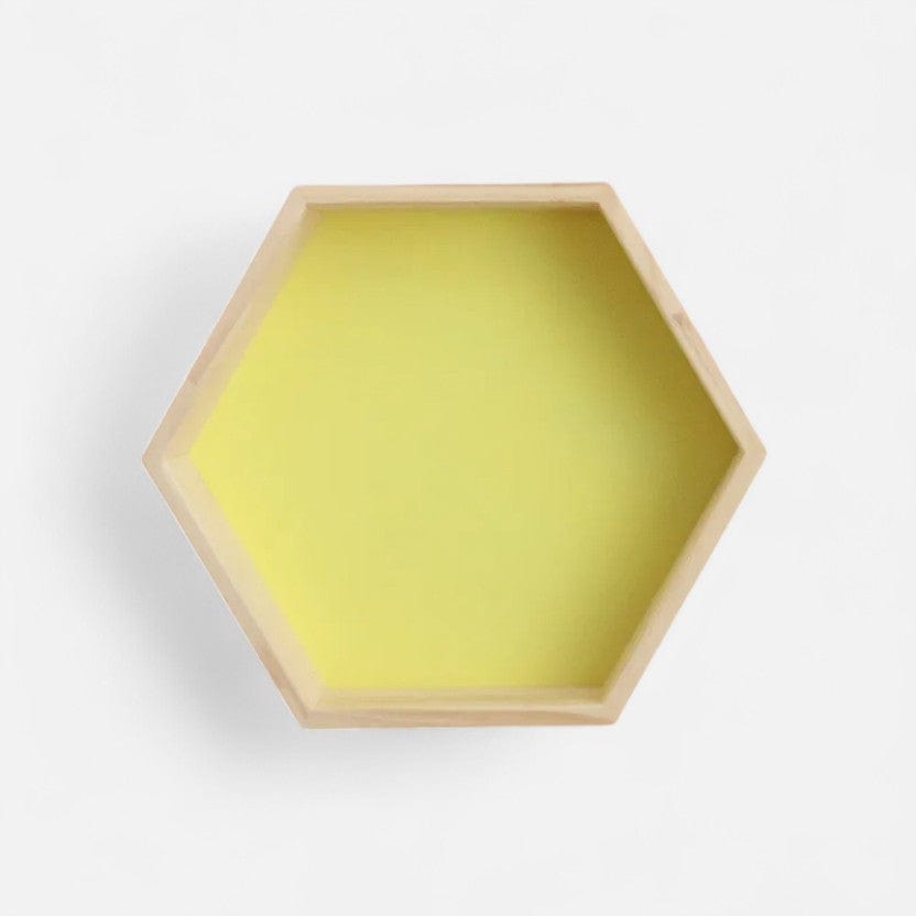 Etagere murale jaune Grande