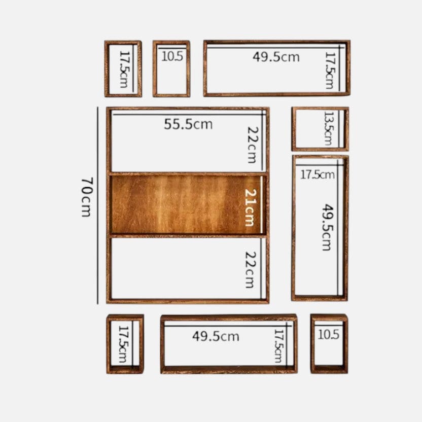 Étagère Murale – Kit Modulable