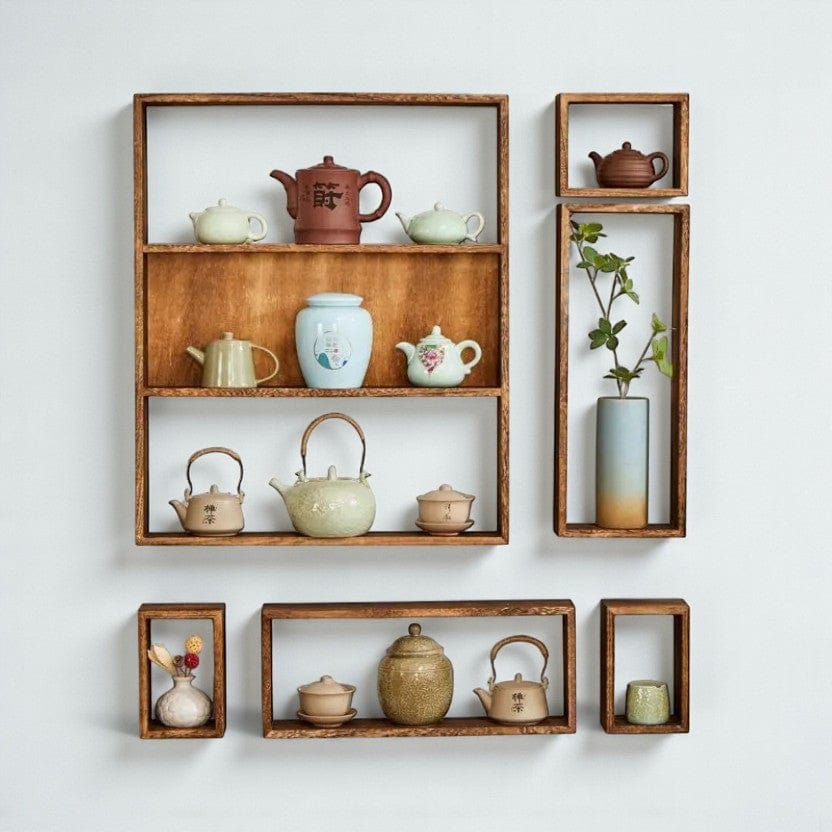 Étagère Murale – Kit Modulable Brume de Forêt