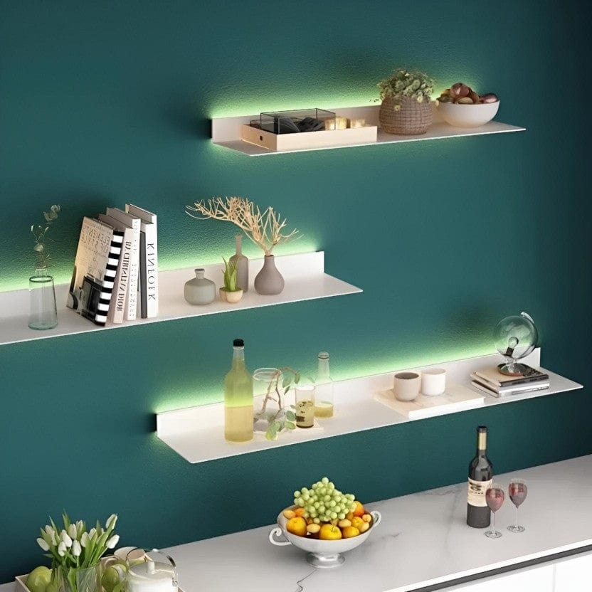 Etagere murale lumineuse