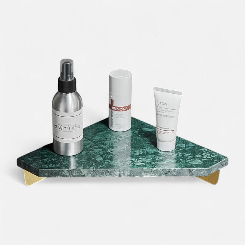 Etagere murale marbre Duo Éméralda