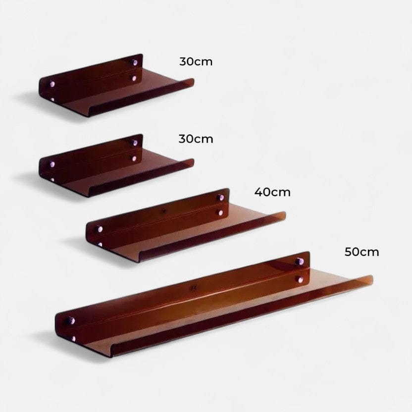 etagere murale marron