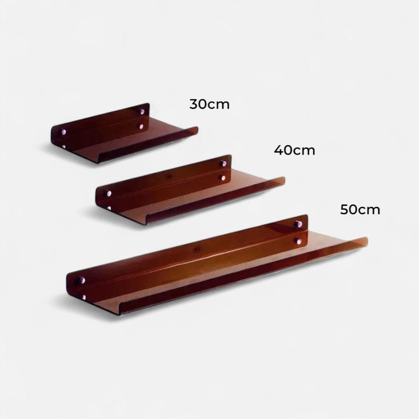 etagere murale marron