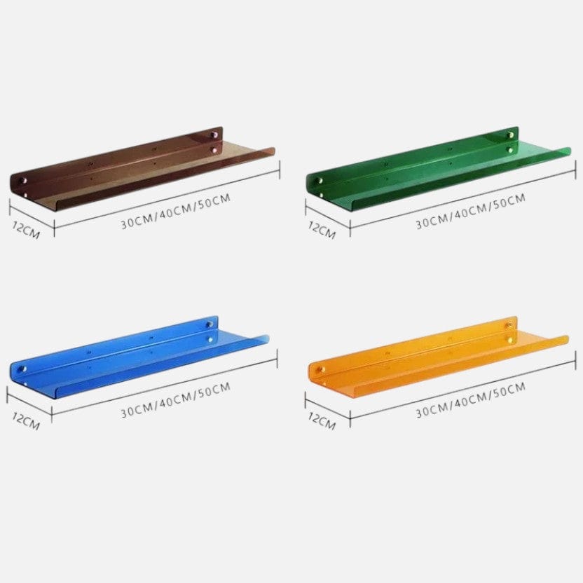 etagere murale marron